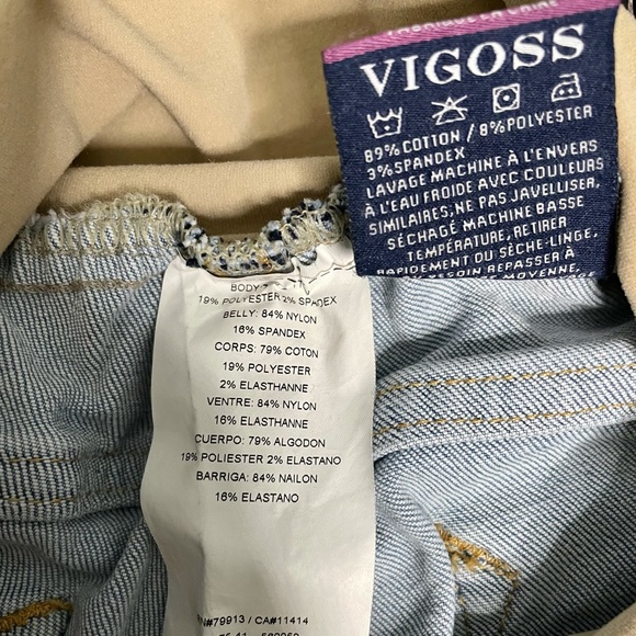 Vigoss Jeans Vigoss Maternity Distressed Stretch Denim Jeans Poshmark